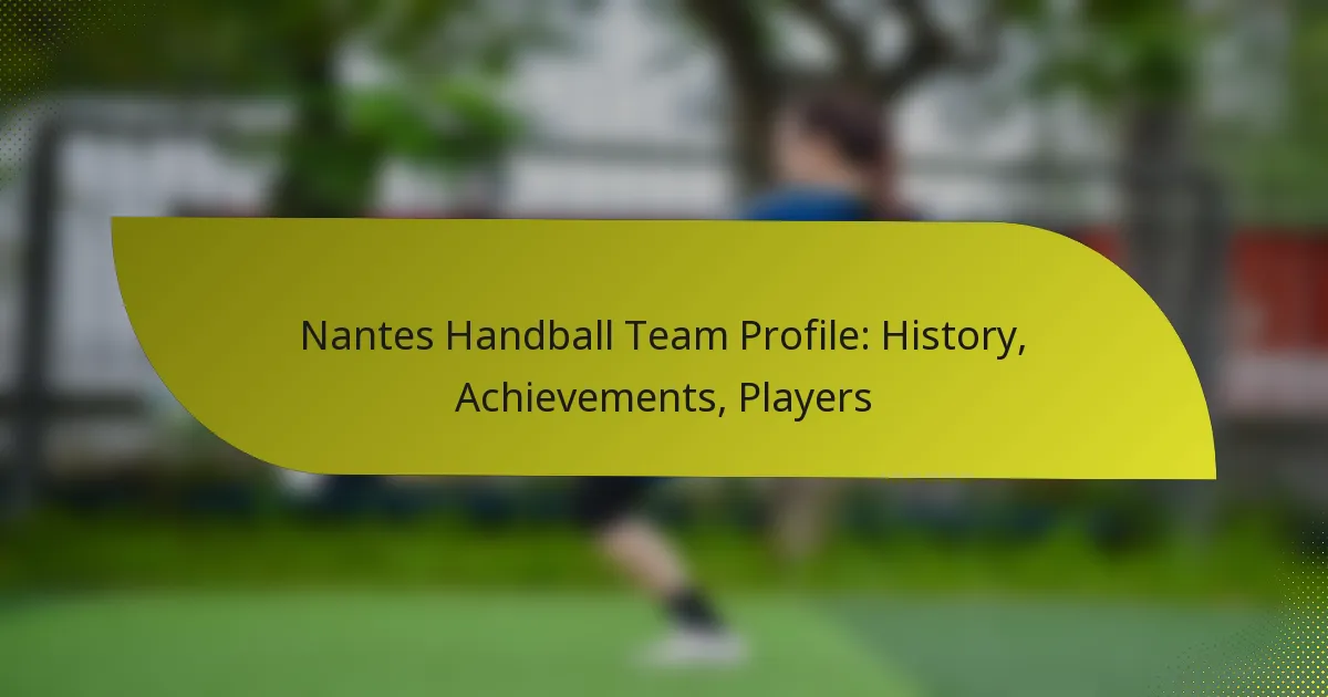 Nantes Handball Team Profile: History, Achievements, Players