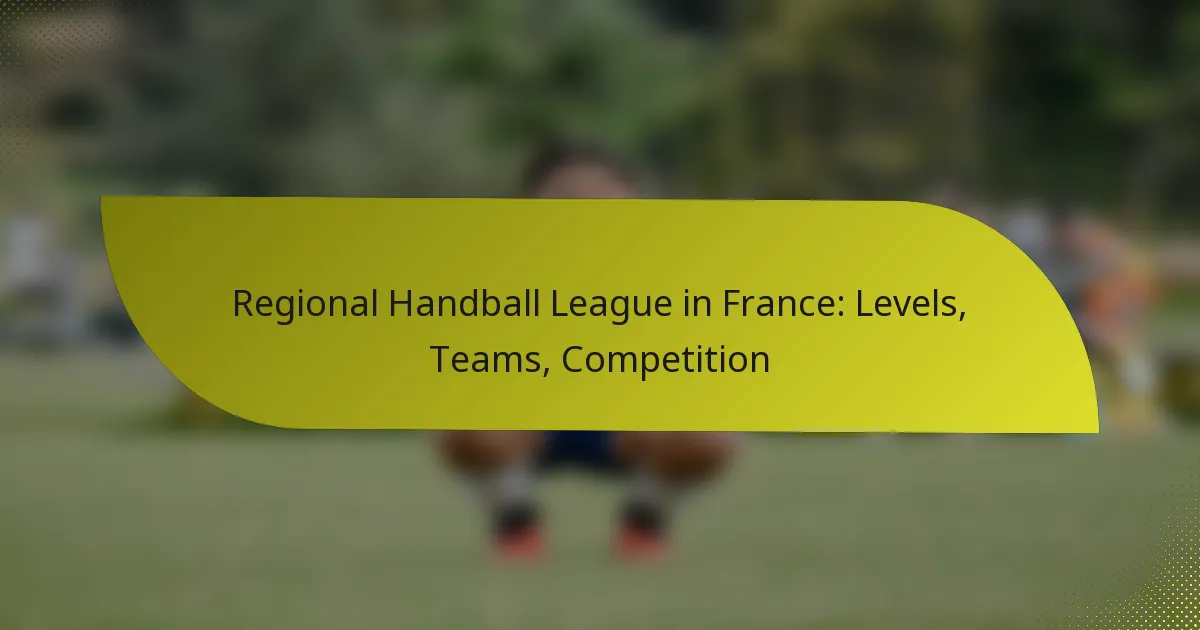 Regional Handball League in France: Levels, Teams, Competition