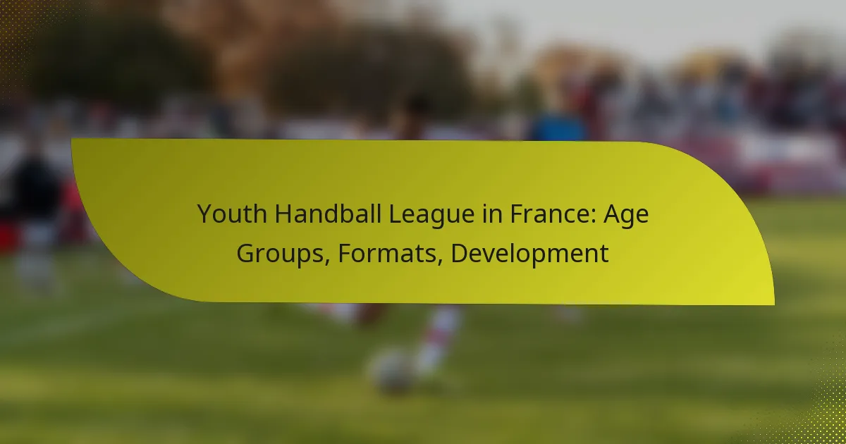 Youth Handball League in France: Age Groups, Formats, Development